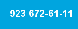 923 672-61-11 923 672-61-11